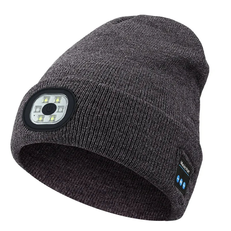 IllumiTunes™- Bluetooth Beanie with LED Light