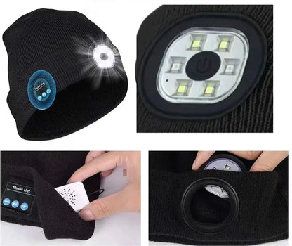 IllumiTunes™- Bluetooth Beanie with LED Light