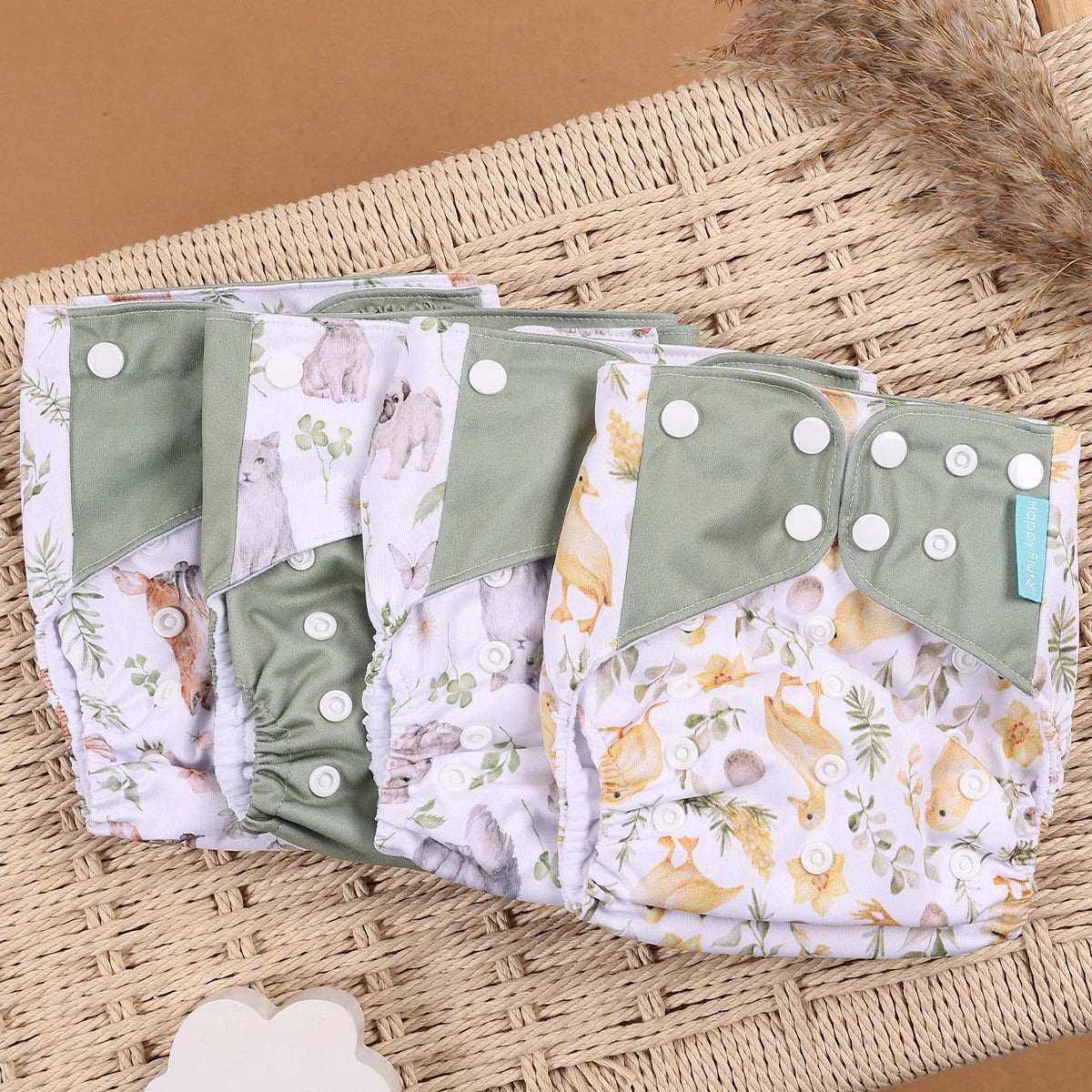 EcoSnuggles™- Eco Friendly Leak-Proof & Reusable Diaper Pack