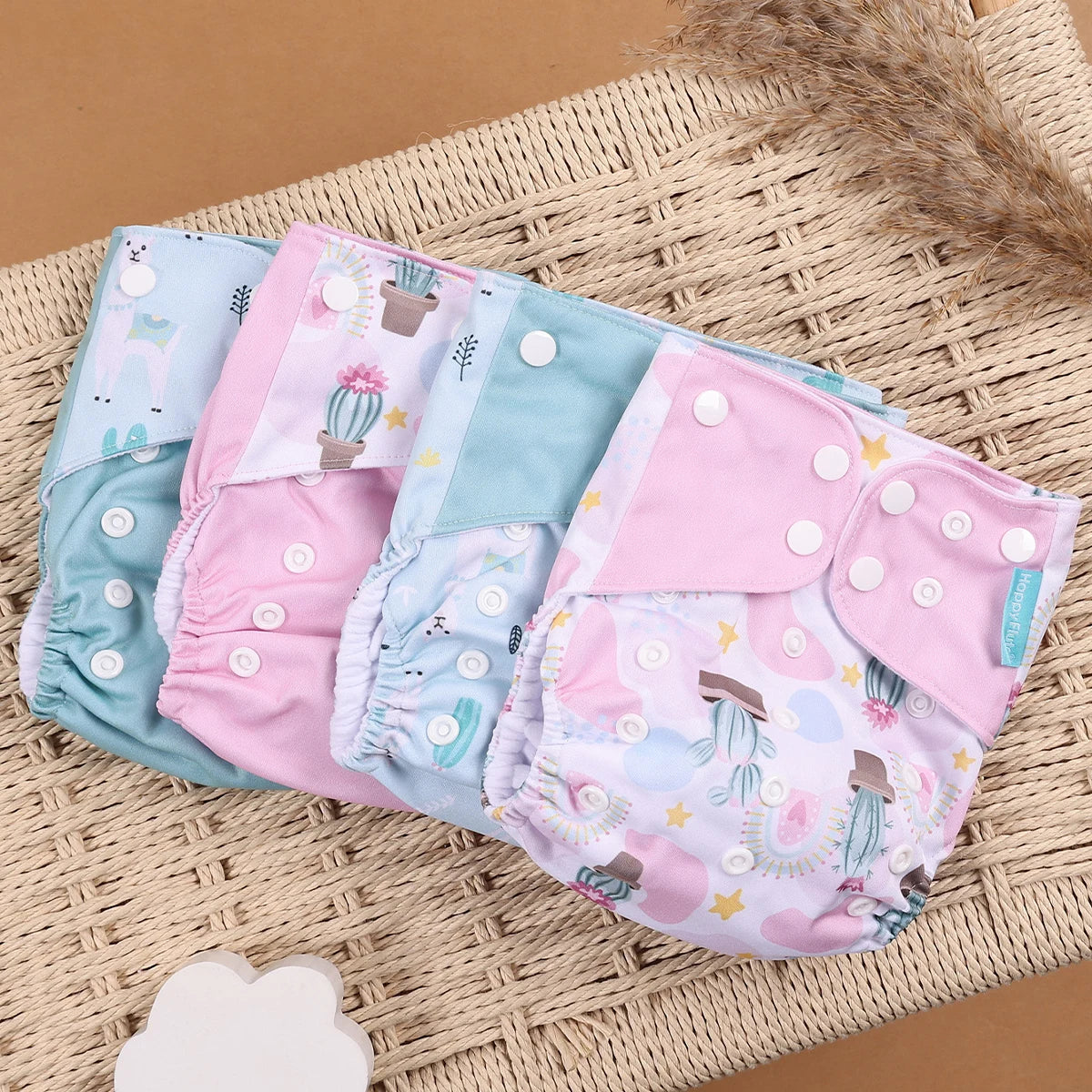 EcoSnuggles™- Eco Friendly Leak-Proof & Reusable Diaper Pack